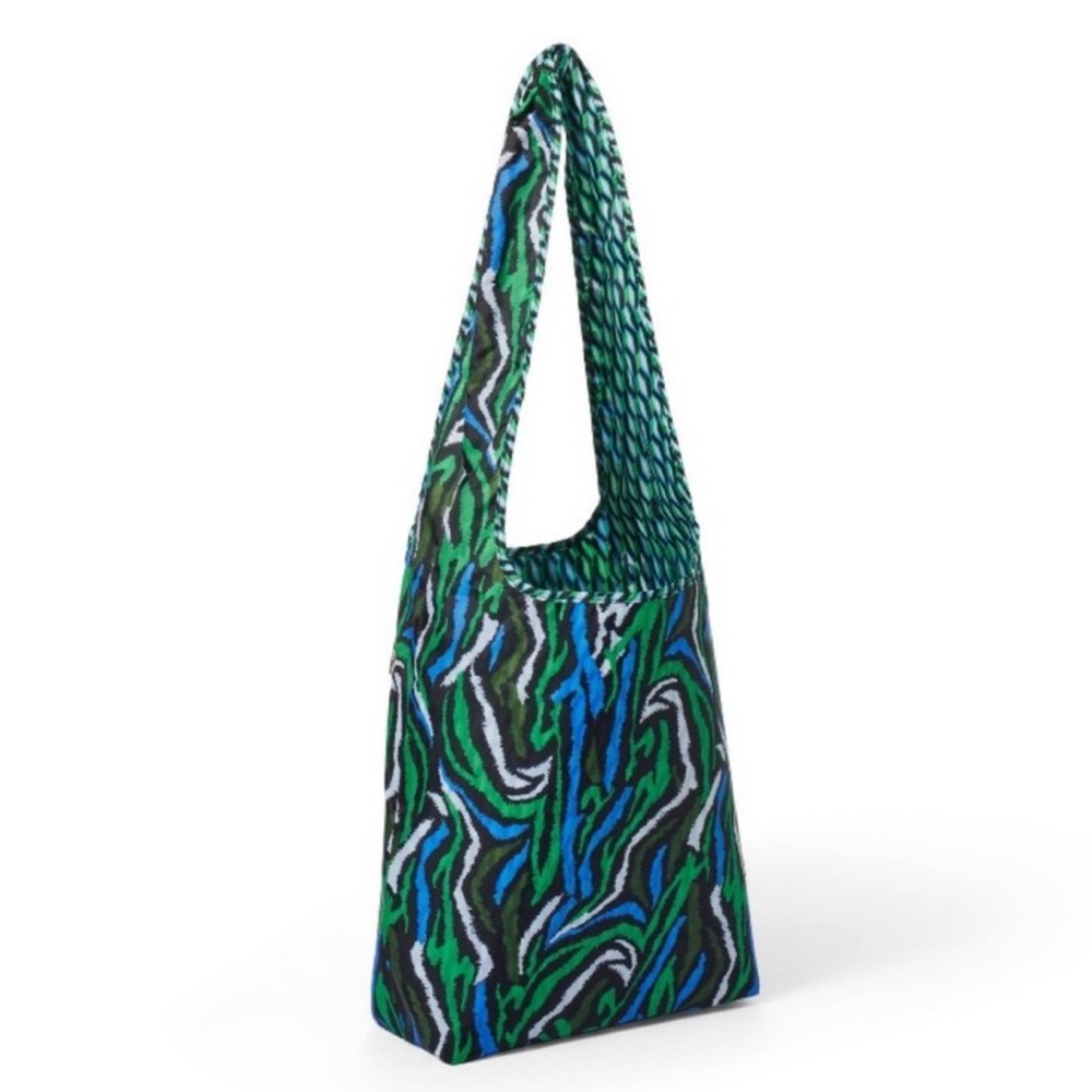 Diane Von Furstenberg for Target, Reusable Market Bag, Arrow Disco Zebra Green